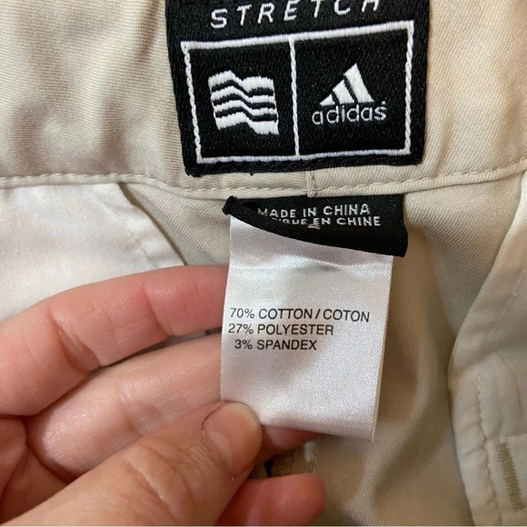 Adidas women’s khaki lightweight athletic golf stretch capri pants in size 2 - Picture 6 of 10